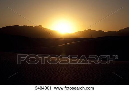 Sunset at White Sands National Monument, New Mexico, USA View Large Photo Image Stock Image - Sunset at White Sands National Monument, New Mexico, USA . Fotosearch
