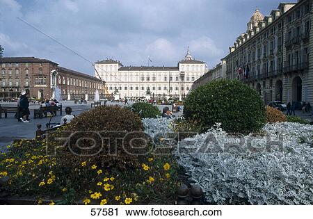 Tourists in front of palace, Royal Palace Of Turin, Turin, Piedmont, Italy View Large Photo Image Stock Image - Tourists in front of palace, Royal Palace Of Turin, Turin, Piedmont, Italy . Fotosearch