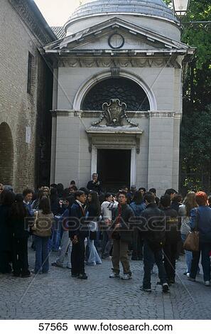 Tourists near a tomb, Dantes tomb, Ravenna, Emilia-Romagna, Italy View Large Photo Image Stock Photography - Tourists near a tomb, Dantes tomb, Ravenna, Emilia-Romagna, Italy . Fotosearch