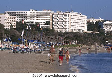 Tourists on beach, Agia Napa, Cyprus View Large Photo Image Stock Image - Tourists on beach, Agia Napa, Cyprus . Fotosearch