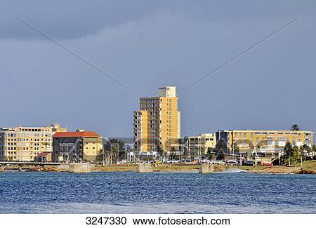 View of the beach of Port Elizabeth, Republic of South Africa View Large Photo Image Stock Image - View of the beach of Port Elizabeth, Republic of South Africa . Fotosearch