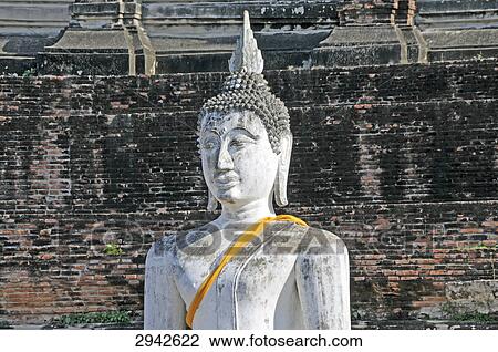 Wat Yai Chaimongkhon, Thailand, Asia View Large Photo Image Stock Image - Wat Yai Chaimongkhon, Thailand, Asia . Fotosearch