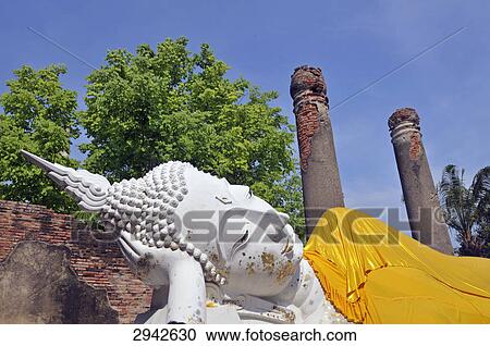 Wat Yai Chaimongkhon, Thailand, Asia View Large Photo Image Stock Image - Wat Yai Chaimongkhon, Thailand, Asia . Fotosearch