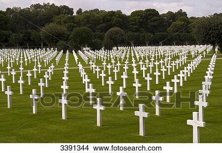 Picture - American Military Cemetery, Tunis, Tunisia, Africa . Fotosearch