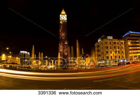 Avenue Bourguiba, Tunis, Tunisia, Africa View Large Photo Image Stock Photograph - Avenue Bourguiba, Tunis, Tunisia, Africa . Fotosearch