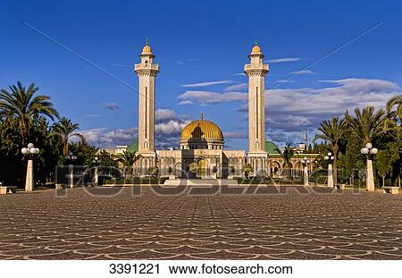 Bourguiba Mausoleum, Monastir, Tunisia, Africa View Large Photo Image Stock Image - Bourguiba Mausoleum, Monastir, Tunisia, Africa . Fotosearch