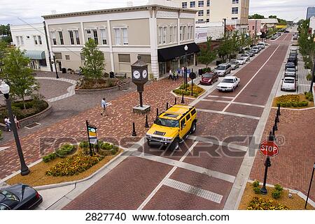 Brick Street, Sanford, Florida, USA View Large Photo Image Stock Image - Brick Street, Sanford, Florida, USA . Fotosearch