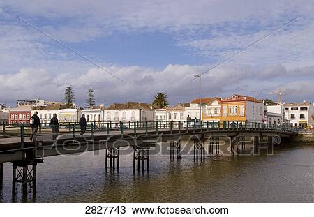 Bridge in Tavira, Portugal View Large Photo Image Stock Image - Bridge in Tavira, Portugal . Fotosearch