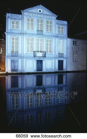 Building at waterfront, Bruges, West Flanders, Belgium View Large Photo Image Stock Photo - Building at waterfront, Bruges, West Flanders, Belgium . Fotosearch