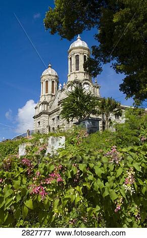 Cathedral Church of St. John the Divine, Saint Johns, Antigua and Barbuda View Large Photo Image Stock Photo - Cathedral Church of St. John the Divine, Saint Johns, Antigua and Barbuda . Fotosearch