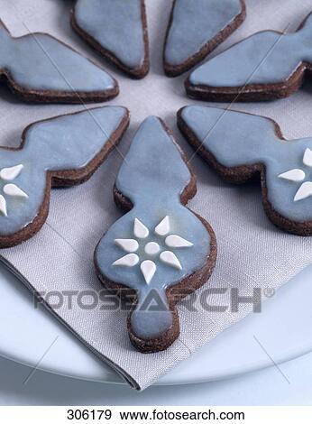Close-up of cookies on plate View Large Photo Image Stock Photo - Close-up of cookies on plate . Fotosearch