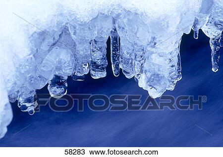 Close-up of icicles View Large Photo Image Stock Image - Close-up of icicles . Fotosearch