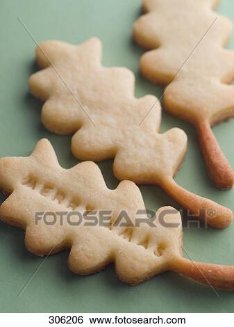 Close-up of leaf shaped cookies with Merry Xmas written View Large Photo Image Stock Photograph - Close-up of leaf shaped cookies with Merry Xmas written . Fotosearch