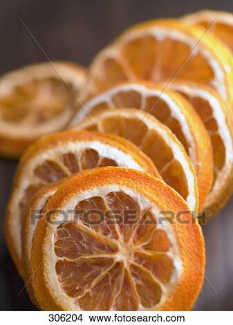 Picture - Close-up of slices of oranges . Fotosearch