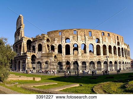 Colosseum, Forum Romanum, Rome, Italy View Large Photo Image Stock Photo - Colosseum, Forum Romanum, Rome, Italy . Fotosearch