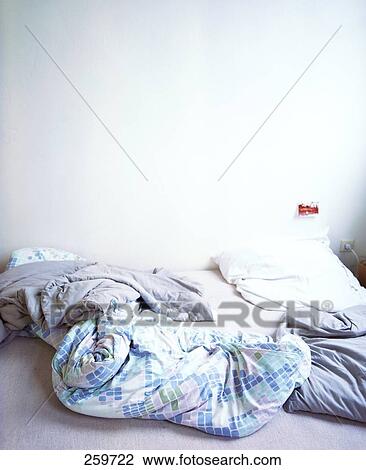 Crumbled sheets on bed View Large Photo Image Stock Image - Crumbled sheets on bed . Fotosearch