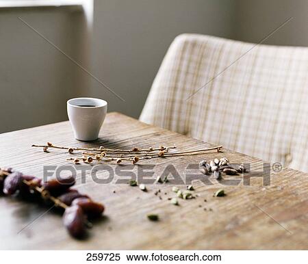 Dried spices and cup on dining table View Large Photo Image Stock Photography - Dried spices and cup on dining table . Fotosearch