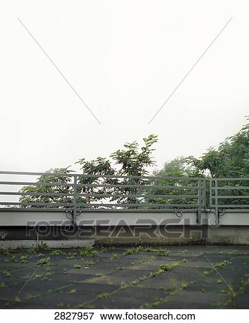 Empty terrace View Large Photo Image Stock Photo - Empty terrace . Fotosearch