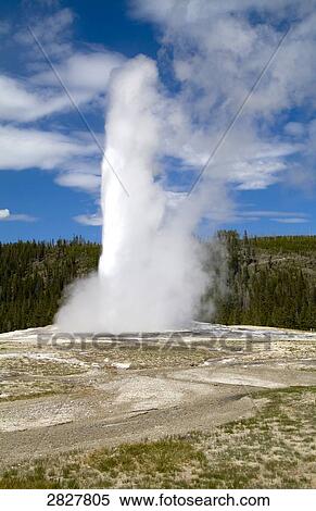 Great Fountain Geyser, Yellowstone Nationalpark, USA View Large Photo Image Stock Photography - Great Fountain Geyser, Yellowstone Nationalpark, USA . Fotosearch