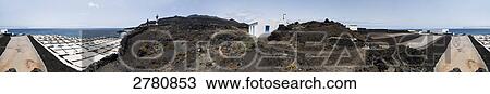 High angle view of salt industry View Large Photo Image Stock Image - High angle view of salt industry . Fotosearch