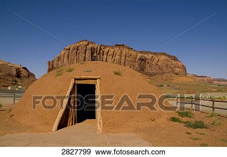 Hogan der Cherokee, Utah, USA View Large Photo Image Stock Photo - Hogan der Cherokee, Utah, USA . Fotosearch