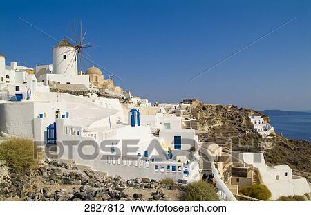 Ia, Santorin, Greece View Large Photo Image Stock Image - Ia, Santorin, Greece . Fotosearch
