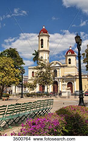 Picture - Immaculate Conception Catholic Church in Cienfuegos, Cuba . Fotosearch