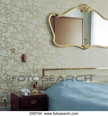 Picture - Interiors of bedroom . Fotosearch