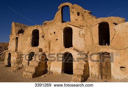 Ksar, Metameur, Tunisia, Africa View Large Photo Image Stock Photo - Ksar, Metameur, Tunisia, Africa . Fotosearch