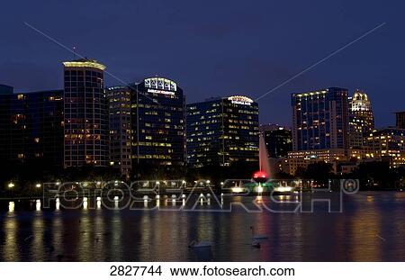 Lake Eola, Florida, USA View Large Photo Image Picture - Lake Eola, Florida, USA . Fotosearch