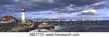 Lighthouse, Portland, USA View Large Photo Image Stock Image - Lighthouse, Portland, USA . Fotosearch