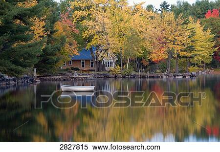 Long Lake at Bridgton, Maine, USA View Large Photo Image Stock Photography - Long Lake at Bridgton, Maine, USA . Fotosearch