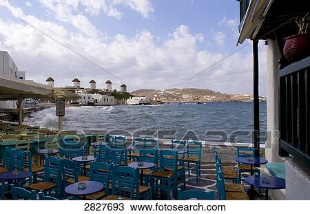 Stock Image - Mykonos, Greece . Fotosearch