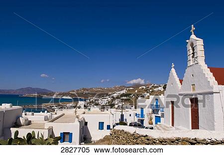 Mykonos, Greece View Large Photo Image Stock Photography - Mykonos, Greece . Fotosearch