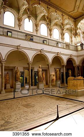 National museum of Bardo, Tunis, Tunisia, Africa View Large Photo Image Stock Photography - National museum of Bardo, Tunis, Tunisia, Africa . Fotosearch