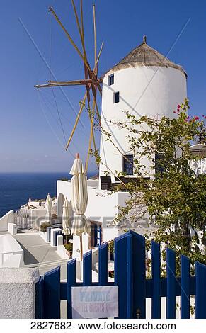 Stock Image - Santorin, Greece . Fotosearch