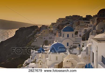 Santorin, Greece View Large Photo Image Stock Photo - Santorin, Greece . Fotosearch