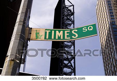 Stock Image - Times Square sign in New York City, New York, USA . Fotosearch
