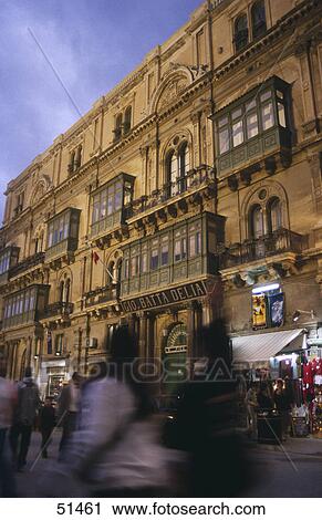 Tourists at street, Valletta, Malta View Large Photo Image Stock Image - Tourists at street, Valletta, Malta . Fotosearch