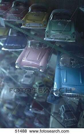 Stock Photo - Toy cars displayed in store . Fotosearch