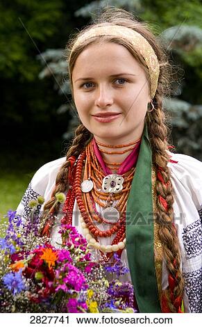 Stock Image - Ukrainian woman, portrait . Fotosearch