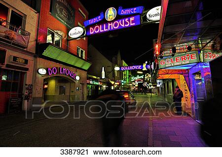 Bars and nightclubs at Grosse Freiheit, Sankt Pauli, Hamburg, Germany View Large Photo Image Stock Image - Bars and nightclubs at Grosse Freiheit, Sankt Pauli, Hamburg, Germany . Fotosearch