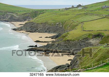Beach, Slea Head, Dingle, Munster, Irland View Large Photo Image Stock Photography - Beach, Slea Head, Dingle, Munster, Irland . Fotosearch