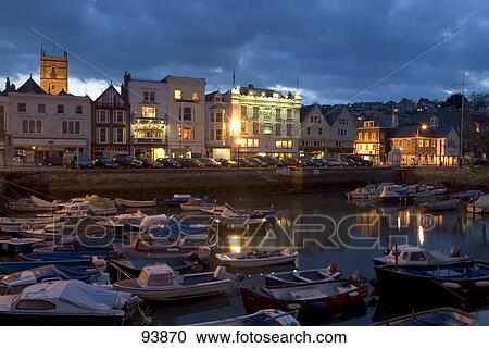 Boats at harbor, Dartmouth, Devon, England View Large Photo Image Stock Image - Boats at harbor, Dartmouth, Devon, England . Fotosearch