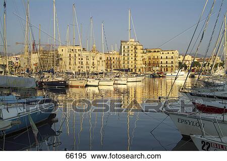 Boats at marina, La Cala, Palermo, Sicily, Italy View Large Photo Image Stock Photography - Boats at marina, La Cala, Palermo, Sicily, Italy . Fotosearch