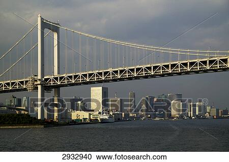 Stock Image - bridge in Tokyo, Japan . Fotosearch