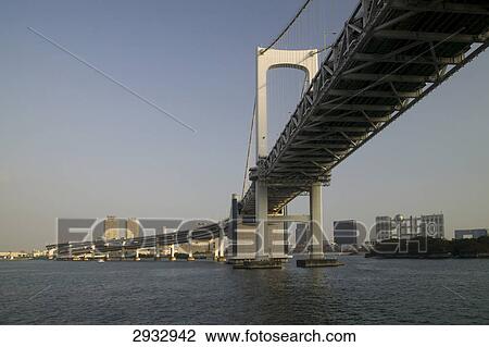 Stock Image - bridge in Tokyo, Japan . Fotosearch
