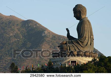 Stock Image - Buddha, Hongkong, China . Fotosearch