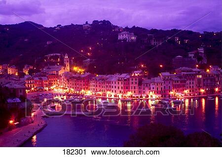 Buildings at waterfront, Portofino, Liguria, Italy View Large Photo Image Stock Image - Buildings at waterfront, Portofino, Liguria, Italy . Fotosearch