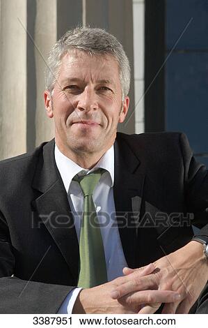 Businessman smiling at camera View Large Photo Image Stock Image - Businessman smiling at camera . Fotosearch